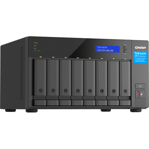 [4711103082362] QNAP TVS-h874-i5-32G 8-bay QuTS hero NAS, Intel i5 -3 (2 x USB-A + 1 x USB-C) -3 Years Warranty