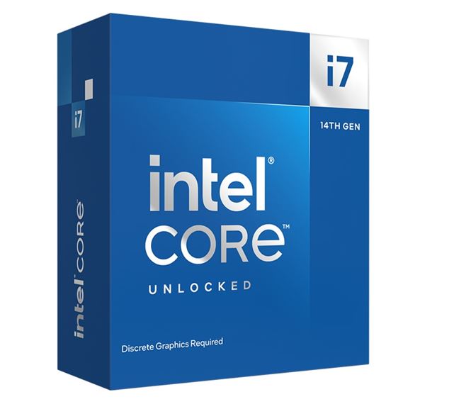 [5032037278508] 5032037278508 Intel i7 14700KF CPU 4.3GHz (5.6GHz Turbo) 14th Gen LGA1700 20-Cores 28-Threads 33MB 125W Graphic Card Required Unlocked Retail Raptor Lake no Fan