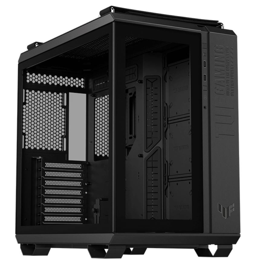 [4711081888017] ASUS GT502 TUF Gaming Case Black ATX Mid Tower Case,Tool-Free Side Panels,Tempered Glass,8 Expansion Slots,4 x 2.5"/3.5" Combo Bay