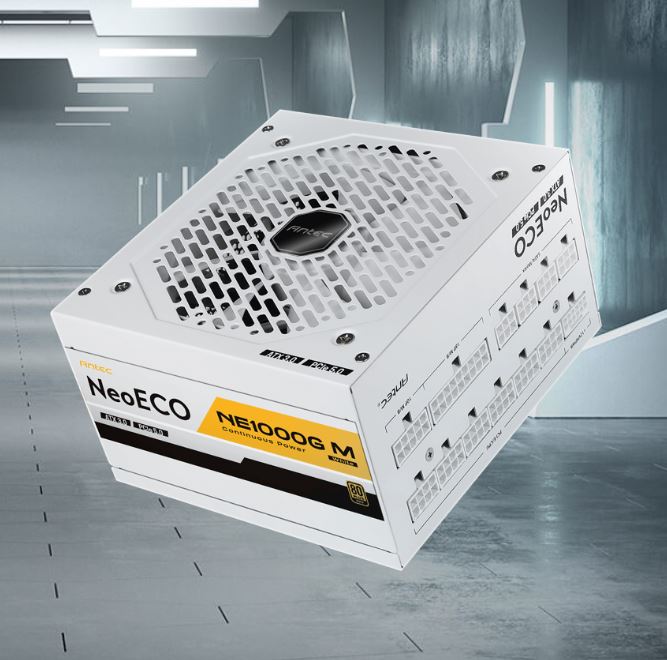 [761345117890] 761345117890 Antec NE 1000w 80+ Gold, Fully-Modular, ATX 3.0, PCIe 5.0, 120mm Silent Fan, Japanese Caps, ATX Power Supply, PSU,10 Years Warranty
