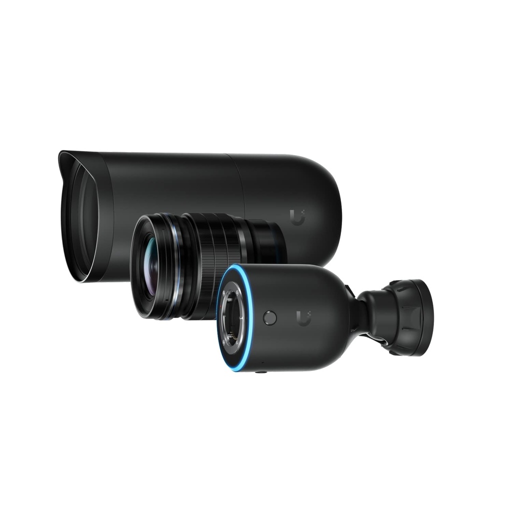 [810010079718] 810010079718 Ubiquiti UniFi Protect AI DSLR Indoor/outdoor 4K PoE Camera,17 or 45 mm Lens, 4K (8MP) Video Resolution, Weatherproof, 2-way Audio, 2Yr Warr