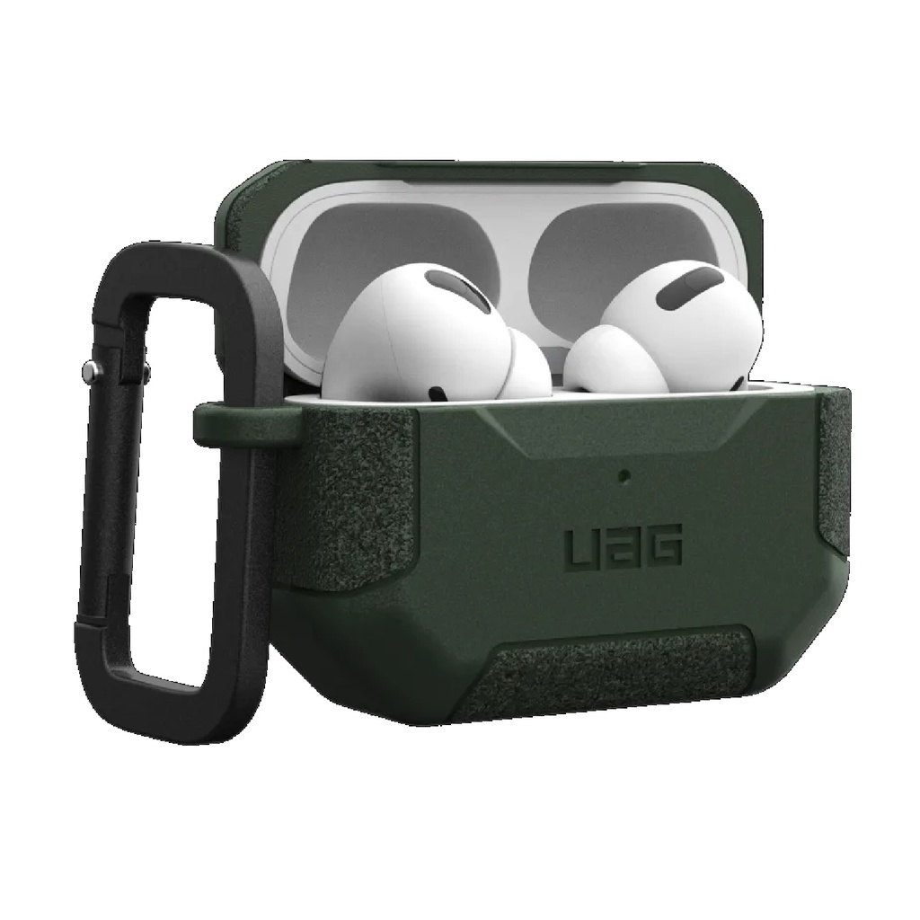 [840283906602] 840283906602 UAG Scout Apple Airpods Pro (2nd Gen) Rugged Case - Black (104123114040),DROP+ Military Standard,Detachable Carabiner, Featherlight,10 Years Warranty