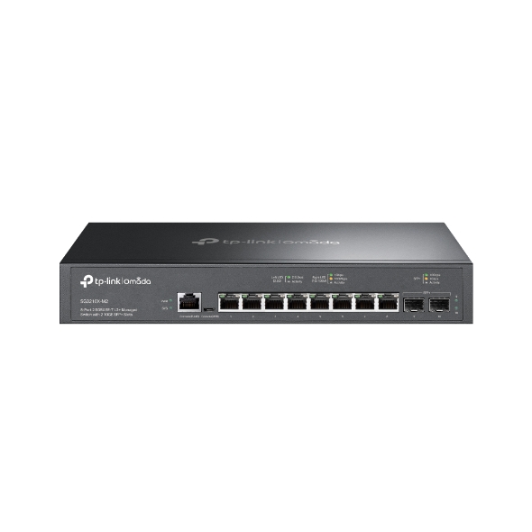 [4897098689523] TP-Link SG3210X-M2 Omada 8-Port 2.5GBASE-T L2+ Managed Switch with 2 10GE SFP+ Slots by Omada SDN
