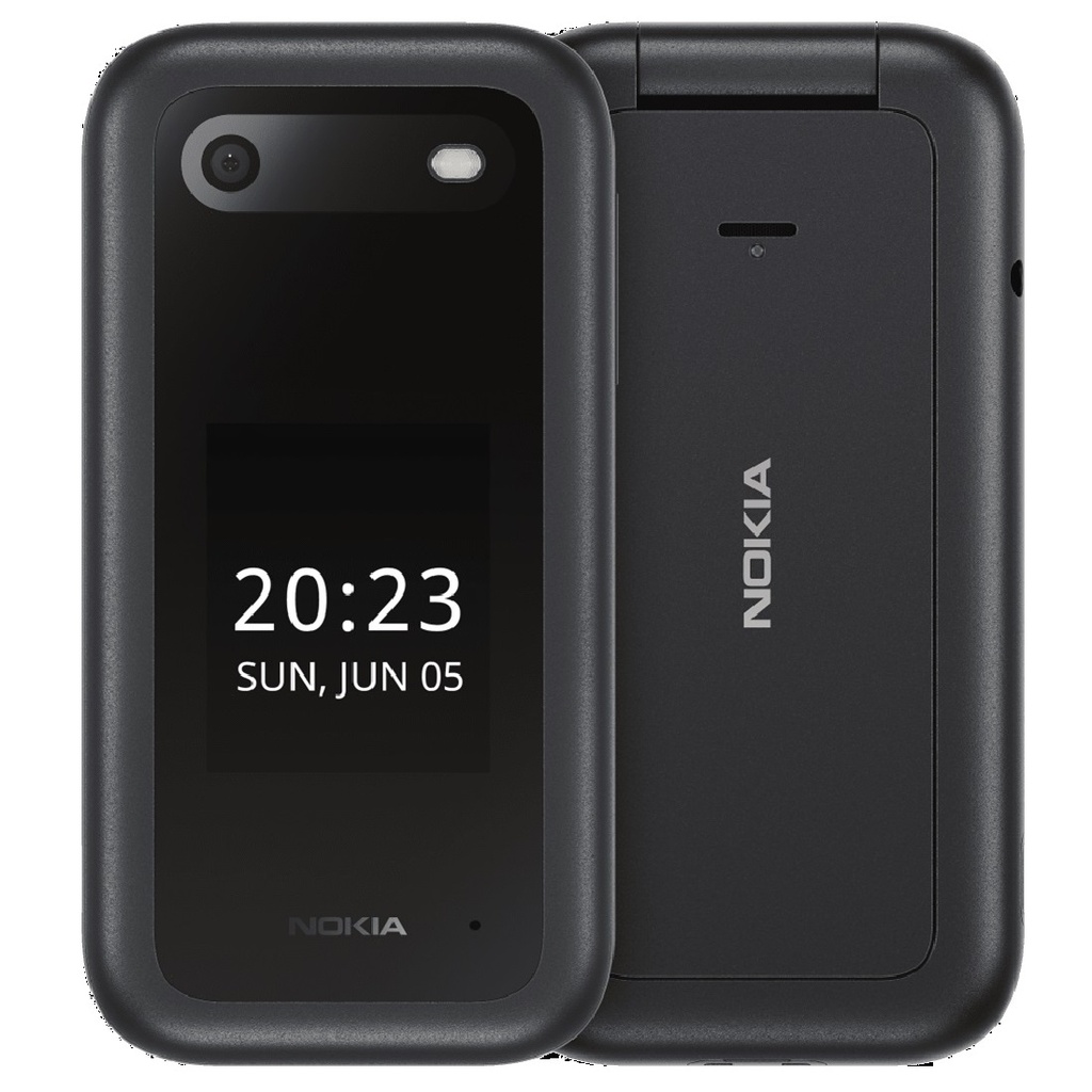 [6438409077905] Nokia 2660 Flip 4G 128MB - Black (1GF012HPA1A01)*AU STOCK*, 2.8", 48MB/128MB, 0.3MP, Dual SIM, 1450mAh Removable, 2 Years Warranty