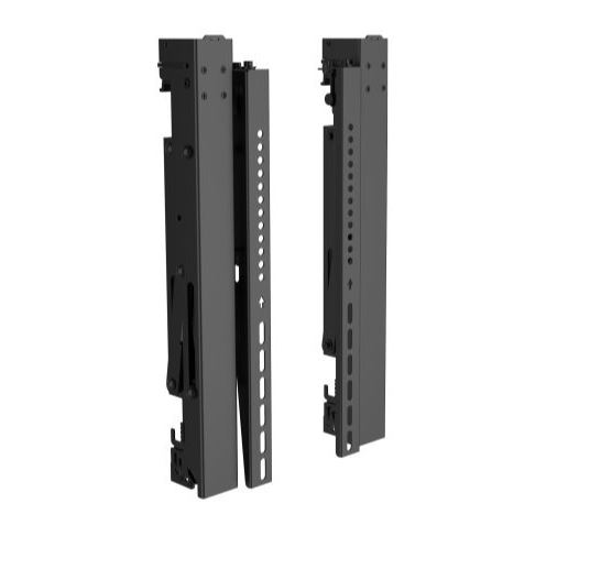 [6956745178433] 6956745178433 Brateck LVW06 Video Wall Mount Arm in Pair, Lload Capacity of 70kg/154lbs and allows VESA 200x200, 400x200, 300x300, 400x400,  Max 1000x400 Black (LS)