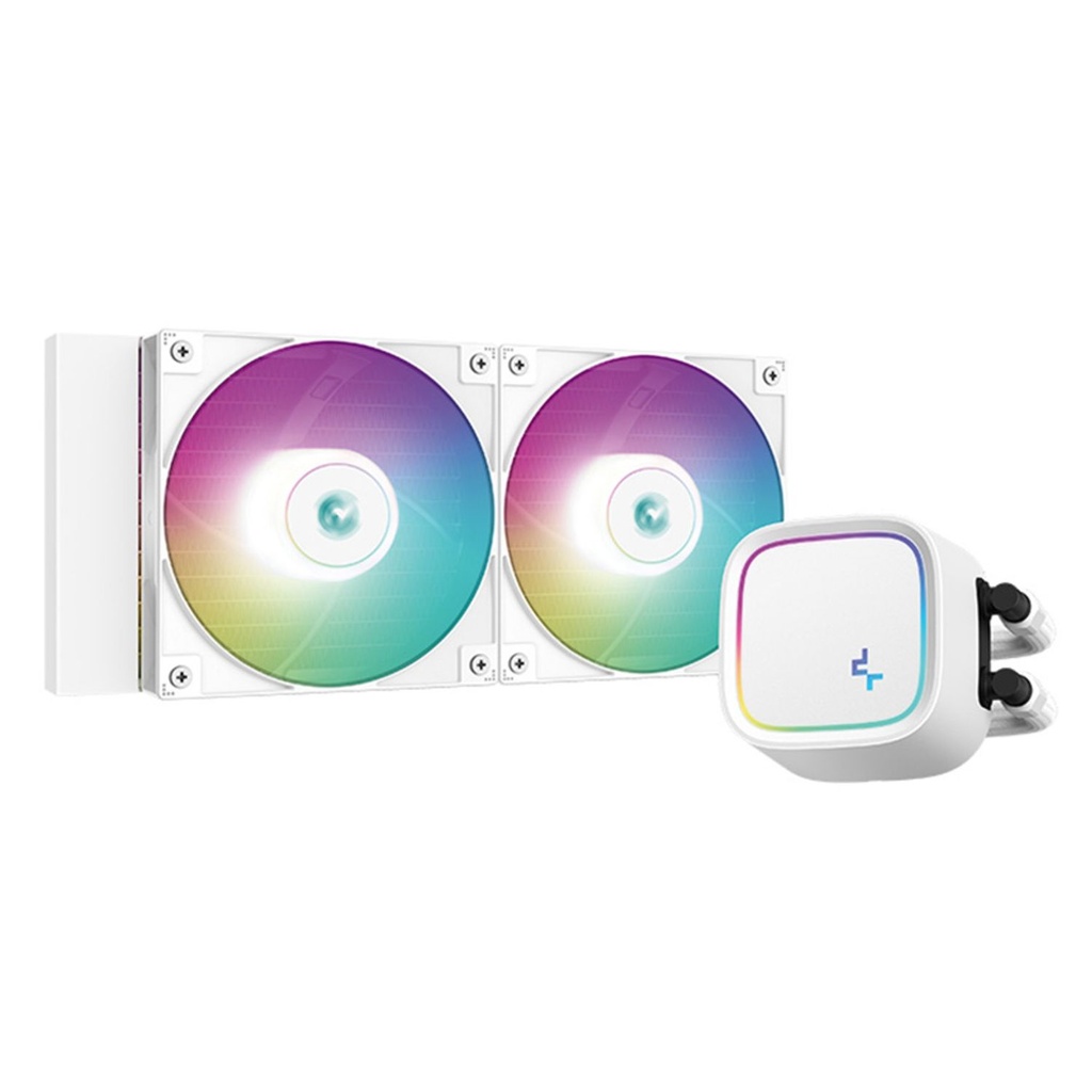 [6933412728290] 6933412728290 DeepCool LE520 WH  240mm ARGB All-in-One Liquid Cooler 220W Heat Dissipation,Hydro Bearing, Intel LGA1700/1200/1151/1150/1155/ AMD/AM5/AM4