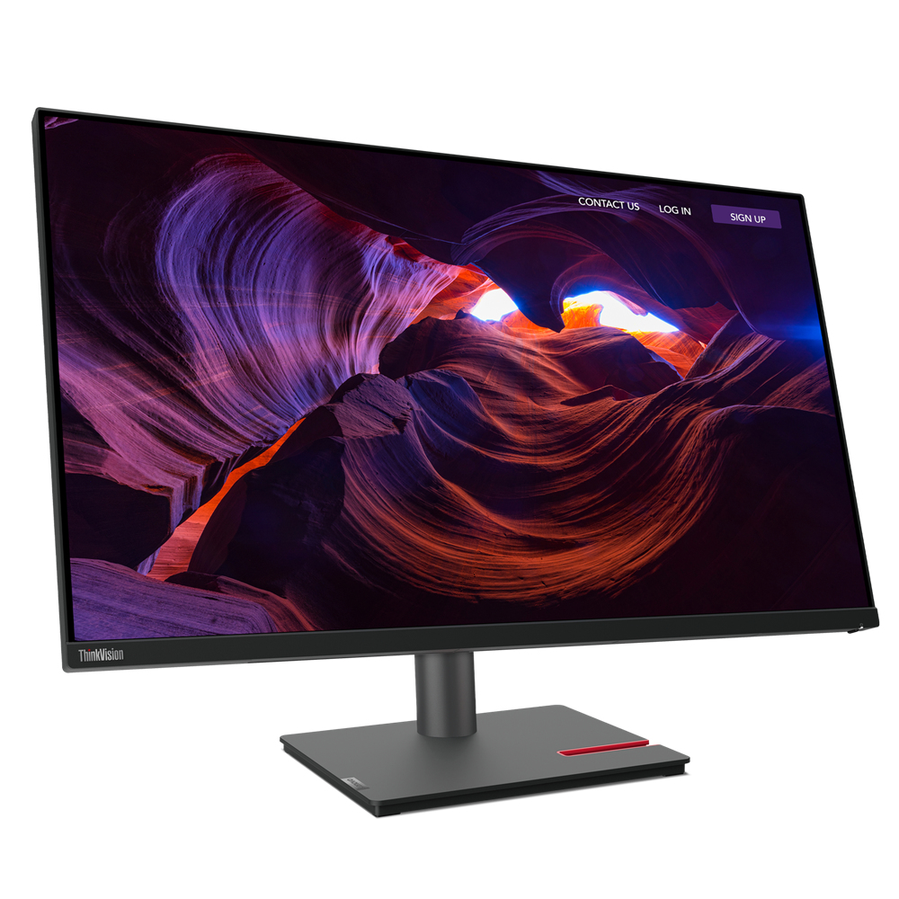 [196801194502] 196801194502 LENOVO ThinkVision P32p 31.5"/32" UHD Monitor 4K 3840x2160 16:9 Height Adjustable Tilt Swivel Pivot DP HDMI Thunderbolt 4 LAN 3xUSB3.2 Hub 3yr