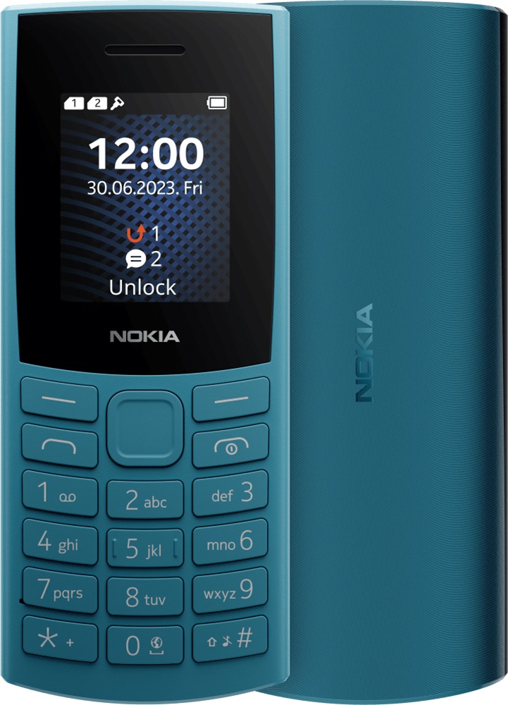 [1GF018VPG1L01] 1GF018VPG1L01 Nokia 105 4G 32GB (2023) - Ocean Blue ()*AU STOCK*, 1.8", 32GB, Dual SIM, 1450mAh, 2 Years Warranty