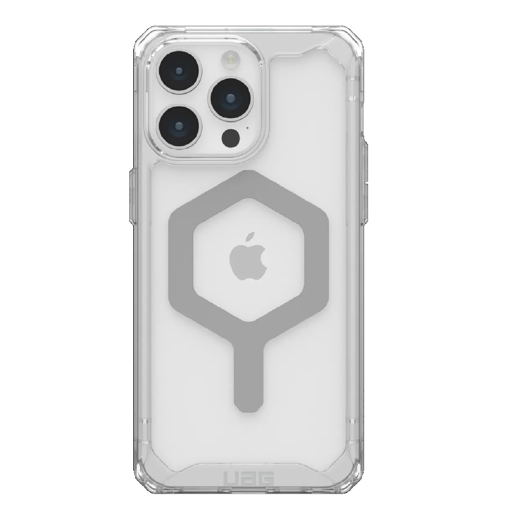 [840283910036] 840283910036 UAG Plyo MagSafe Apple iPhone 15 Pro Max (6.7") Rugged Case - Ice/Silver(114305114333),16ft. Drop Protection (4.8M), 10 Years Warranty