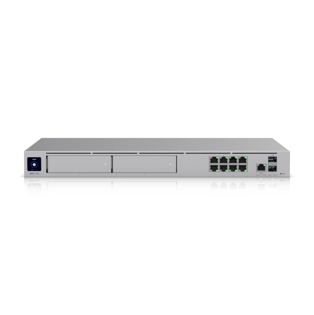 [810084693285] Ubiquiti Dream Machine Pro Max, Professional-grade, Rack-mount Cloud Gateway,10 Gbps Multi-WAN Load Balancing, 2 NVR Drive Bays Design,  2Yr Warr
