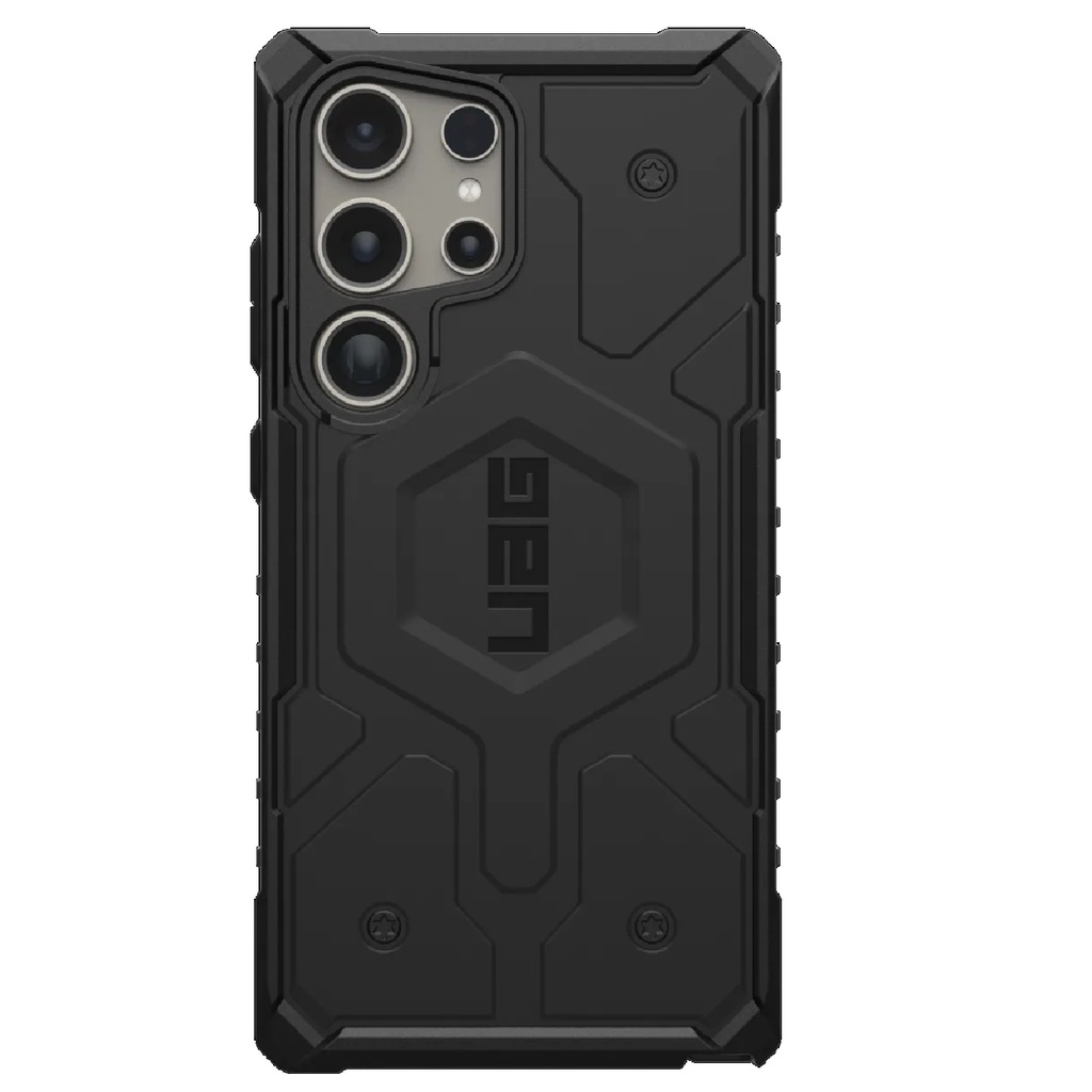 [840283912498] 840283912498 UAG Pathfinder Pro Magnetic Samsung Galaxy S24 Ultra 5G (6.8") Rugged Case - Black (214424114040), 18ft. Drop Protection (5.4M), 10 Years Warranty