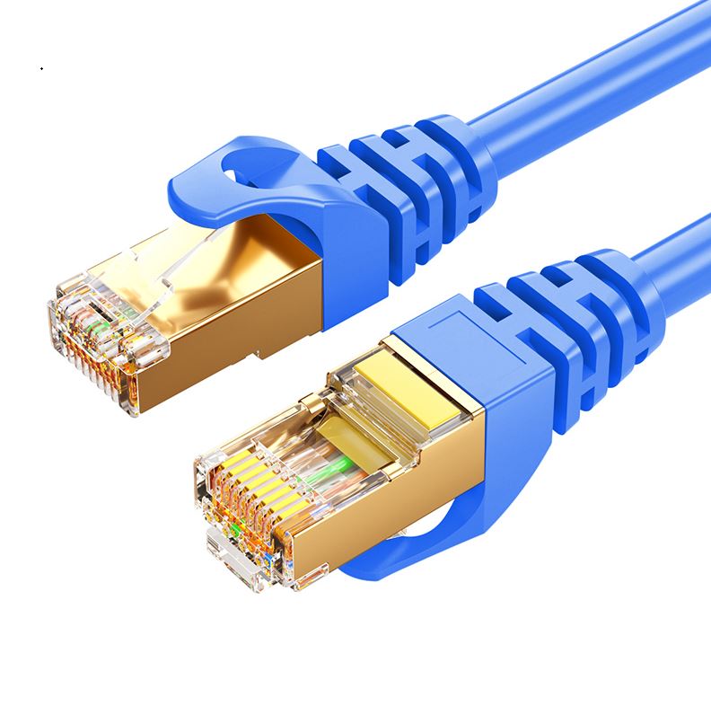 [754523501666] 754523501666 8Ware CAT7 Cable 3m - Blue Color RJ45 Ethernet Network LAN UTP Patch Cord Snagless