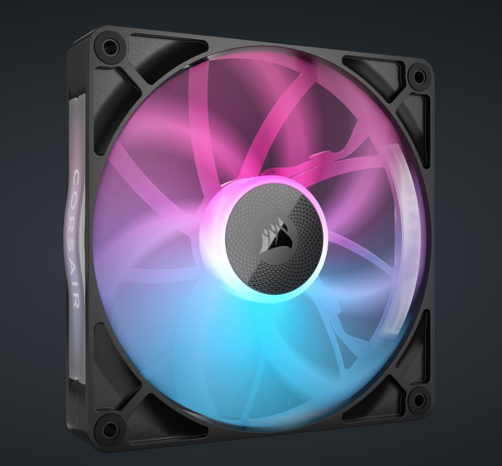 [840006680932] 840006680932 Corsair RX140 RGB Black, Single Fan PWM. AirGuide Magnetic Bearing. High Airflow and Efficient. Case Black Fan