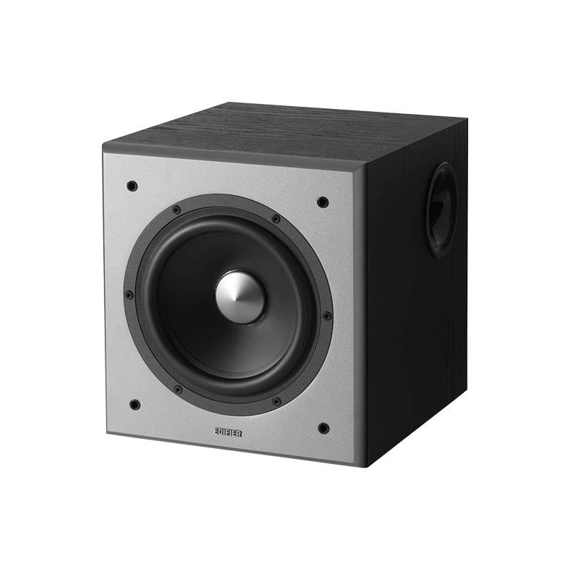 [6923520267668] Edifier T5 Powered Active Subwoofer Black 38Hz frequency response  MDF enclosure  Adjustable Bass and Frequency Bandwidth