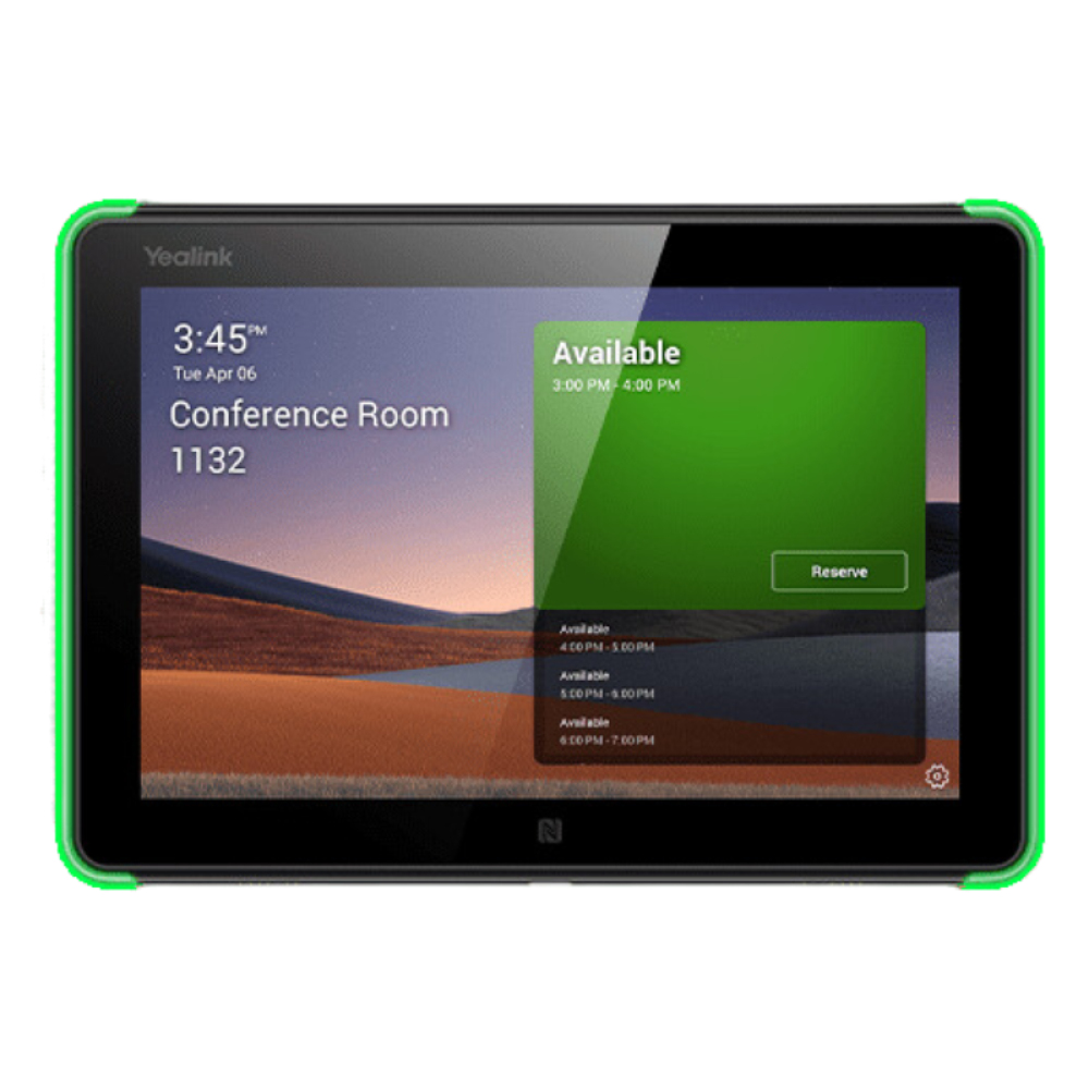 [6938818317567] 6938818317567 Yealink RoomPanel Plus- Black; Touch Screen Scheduler is a 10.1-inch multifunctional meeting room schedule panel, Yealink Platform, Microsoft Teams