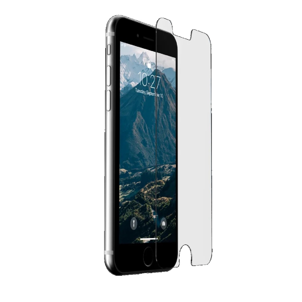 [840283900501] 840283900501 UAG Shield Apple iPhone SE (3rd  2nd Gen) and iPhone 8/7 Tempered Glass Screen Protector - Clear(124011110000),Antimicrobial, 1 Year Warranty