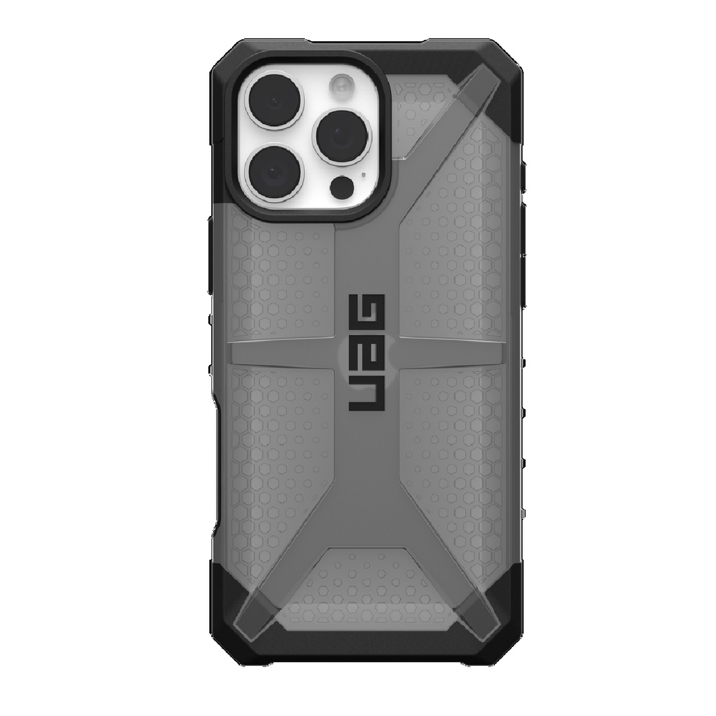 [840283915116] UAG Plasma Apple iPhone 16 Pro Max (6.9") Rugged Case - Ash (114478113131), 16ft. Drop Protection (4.8M), Raised Screen Surround, 10 Years Warranty