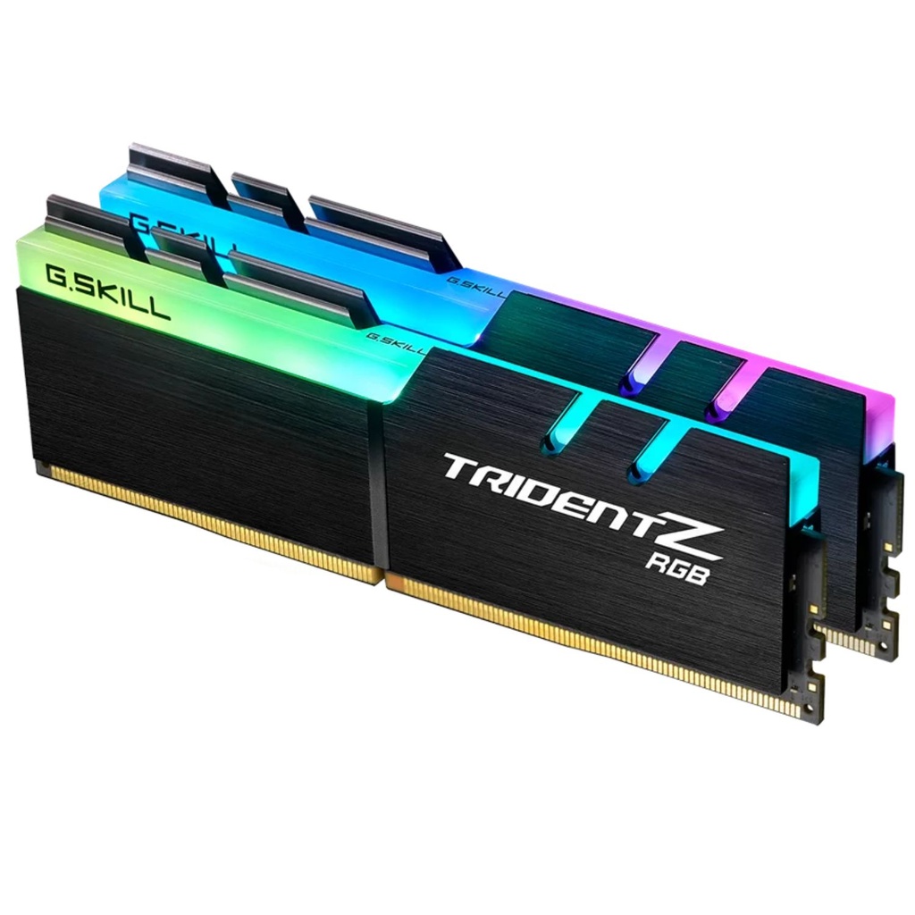 [4719692015396] G.SKILL F4-3200C16D-32GTZR 32GB (2 x 16GB)/ PC4-25600 / DDR4 3200 Mhz/ Timings 16-18-18-38/ Voltage 1.35V/ TZ R