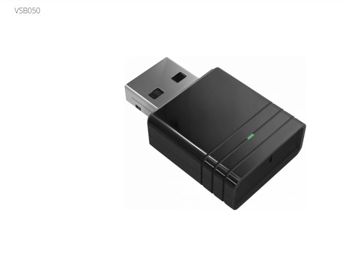 [766907006766] ViewSonic VSB050 USB Wifi Adapter. Dual Bank 2.4Ghz  5Ghz Wifi. BT 4.2 for IFP and Projectors