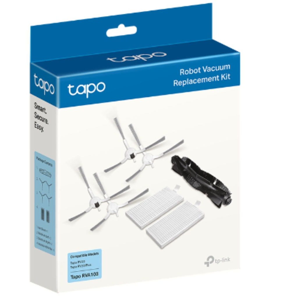 [4895252507072] 4895252507072 TP-Link Tapo RVA103 Tapo Robot Vacuum Replacement Kit, Compatible Models: Tapo RV20, Tapo RV20 Plus