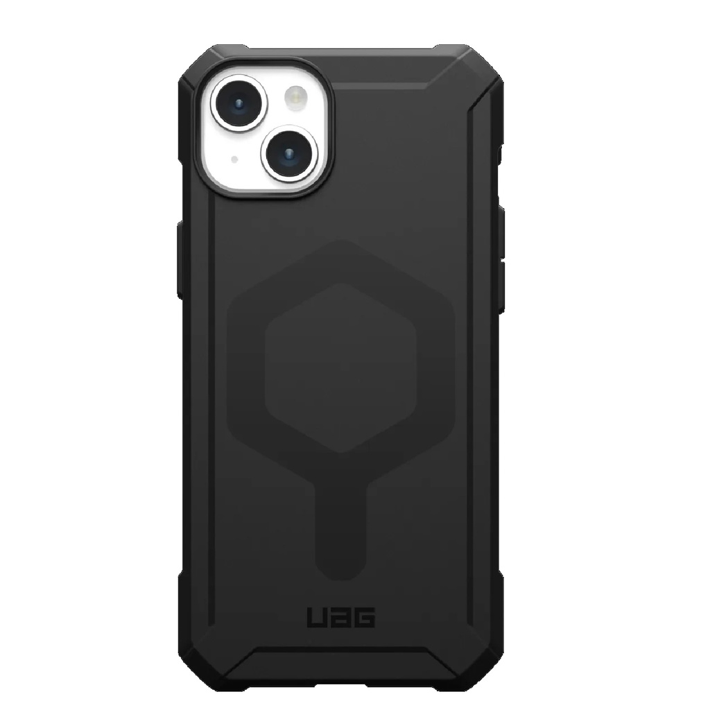 [840283910104] 840283910104 UAG Essential Armor MagSafe Apple iPhone 15 Plus (6.7") Rugged Case -Black(114307114040), 15ft. Drop Protection (4.6M), 10 Years Warranty