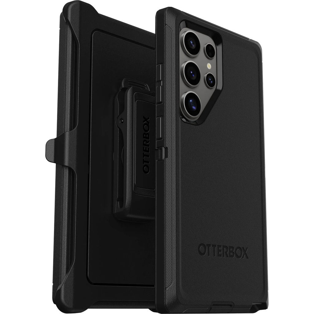 [840304750627] 840304750627 OtterBox Defender Samsung Galaxy S24 Ultra 5G (6.8") Case Black - (77-94494),DROP+ 5X Military Standard,Wireless Charging Compatible, 7 Years Warranty