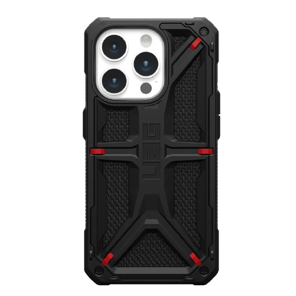[840283909351] UAG Monarch Kevlar Apple iPhone 15 Pro (6.1") Rugged Case - Kevlar Black(114278113940),20ft. Drop Protection(6M),5 Layers Protection,10 Years Warranty
