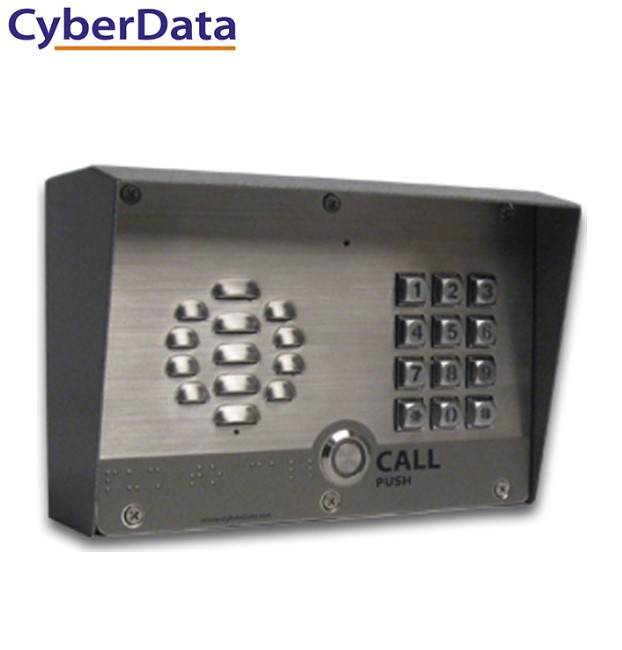[IPC-011214] IPC-011214 Cyberdata SIP Outdoor Intercom with Keypad. 2 years warranty, The CyberData SIP-enabled IP Outdoor Intercom/door Controller is a Power over Ethernet