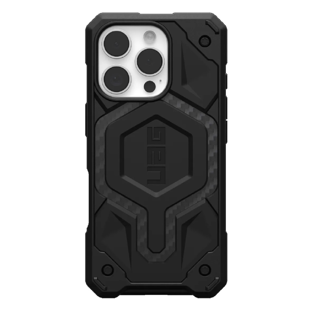 [840283914492] 840283914492 UAG Monarch Pro Apple iPhone 16 Pro (6.3") Rugged Case - Carbon Fiber (114456114242), 25ft. Drop Protection (7.6M), 10 Years Warranty
