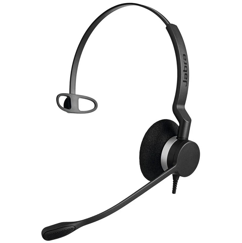 [SPJ-B-23-UC-M-A] SPJ-B-23-UC-M-A Jabra Biz 2300 Mono UC USB-A Corded Headset, HD Voice, Air Shock Microphone, Freespin, Talk in Comfort, Wired Headsets, PeakStop, Great for Long Calls