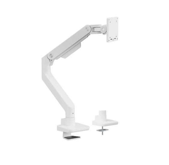 [6956745179560] 6956745179560 Brateck LDT81-C012-W NOTEWORTHY HEAVY-DUTY GAS SPRING MONITOR ARM For most 17"~49" Monitors, Fine Texture White (LS)