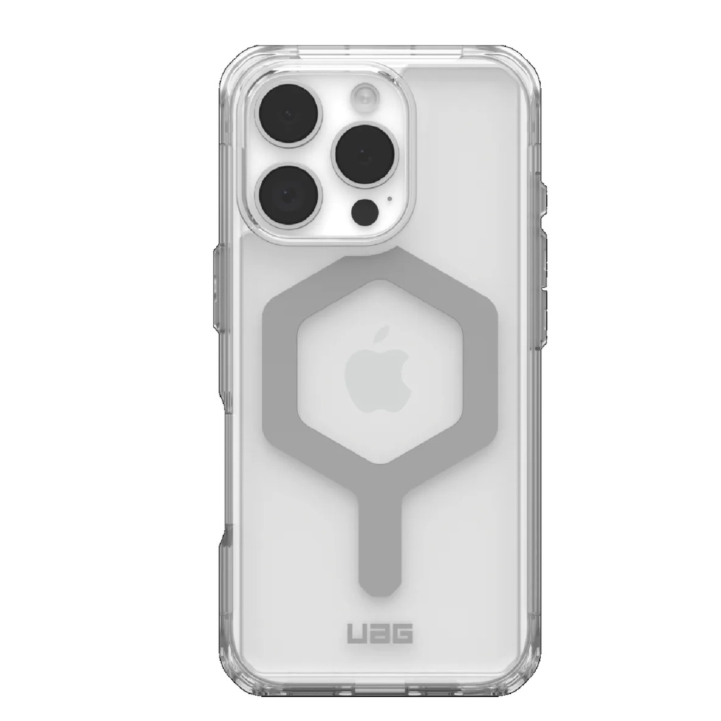 [840283915161] 840283915161 UAG Plyo MagSafe Apple iPhone 16 Pro (6.3") Rugged Case - Ice/Silver (114480114333), 16ft. Drop Protection (4.8M), Armored Shell, 10 Years Warranty
