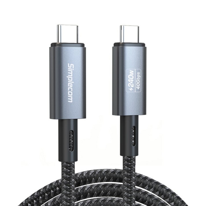 [9350414003502] 9350414003502 Simplecom CA615 USB-C to USB-C Cable USB4 40Gbps 5A 240W PD3.1 8K@60Hz 1.5M
