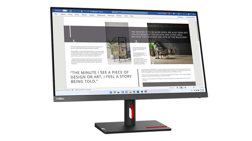 [196803503296] 196803503296 LENOVO ThinkVision S27i-30 27" FHD 100Hz FreeSync LED IPS Monitor 1920x1080 4ms 16:9 Tilt Adjustable VGA HDMI 3.5mm Out VESA 3yrs