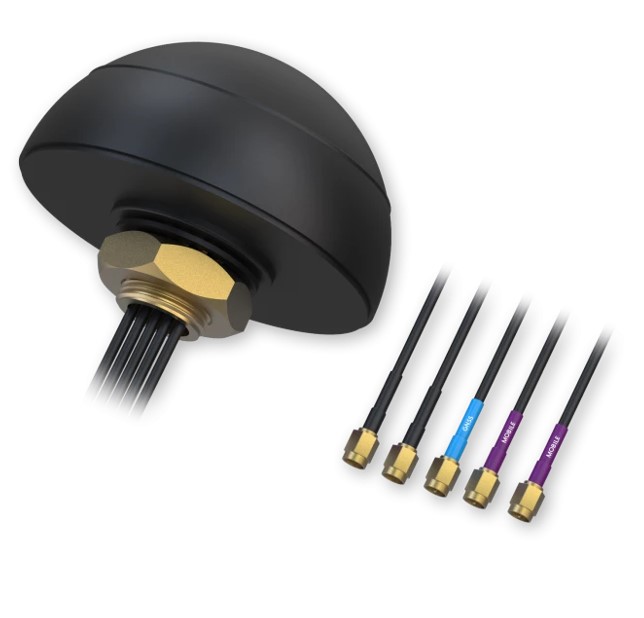 [4779051840977] Teltonika Combo MIMO Mobile/GNSS/WiFi Flush Mount Mobile Antenna for Vehicle/Cabinet - For use with RUT955, RUTX09, RUTX11 - Formerly 003R-00253