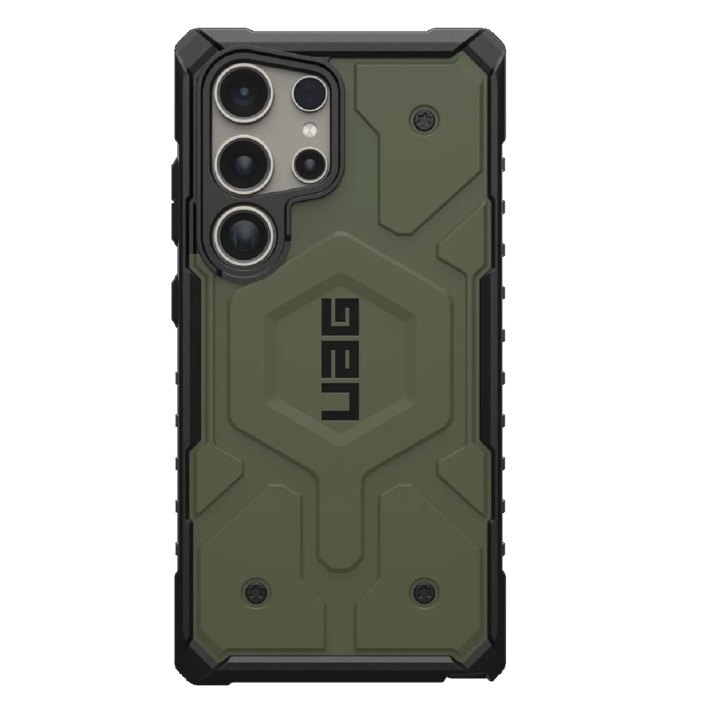 [840283912511] 840283912511 UAG Pathfinder Pro Magnetic Samsung Galaxy S24 Ultra 5G (6.8") Rugged Case - Olive Drab (214424117272), 18ft. Drop Protection (5.4M),10 Years Warranty