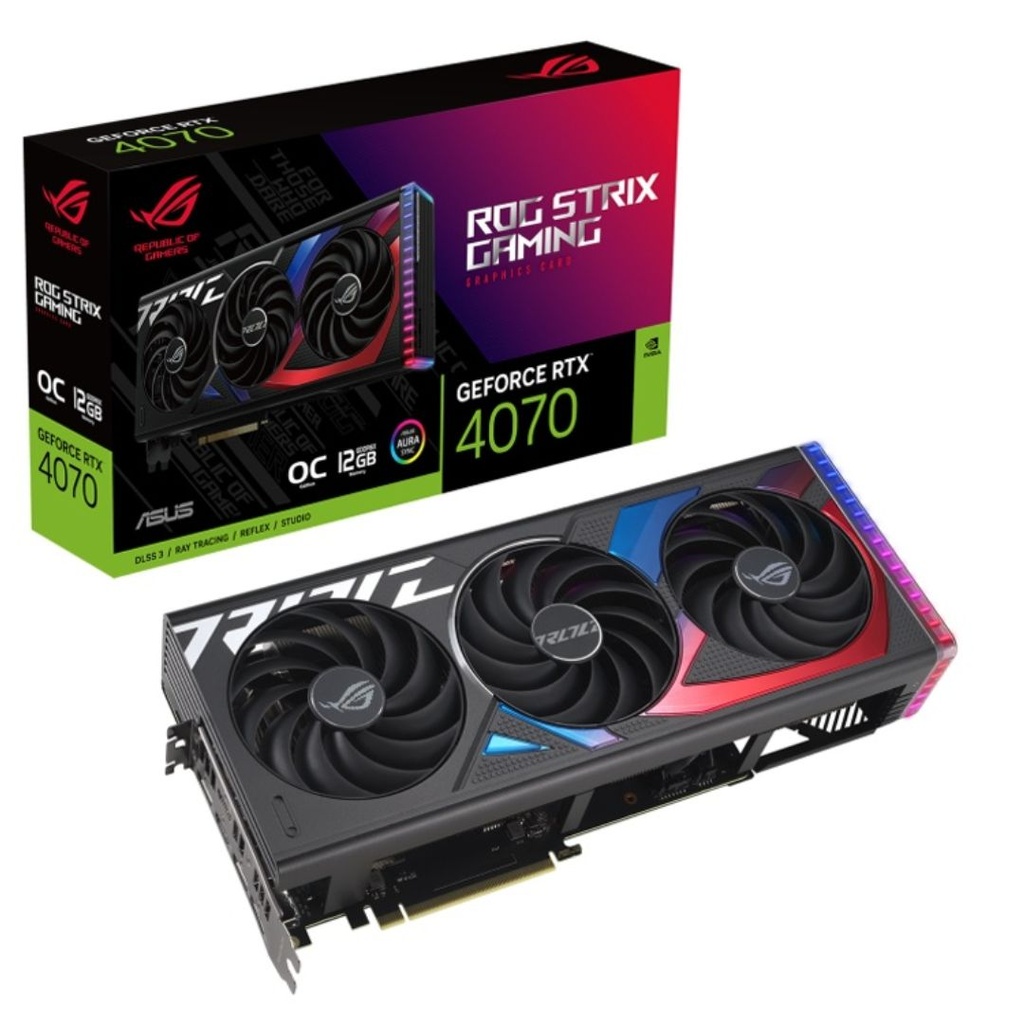 [4711387432006] ASUS nVidia GeForce DUAL-RTX4070-O12G-EVO RTX 4070 EVO OC Edition 12GB GDDR6X 2520 MHz Boost Clock 3xDP, 1xHDMI