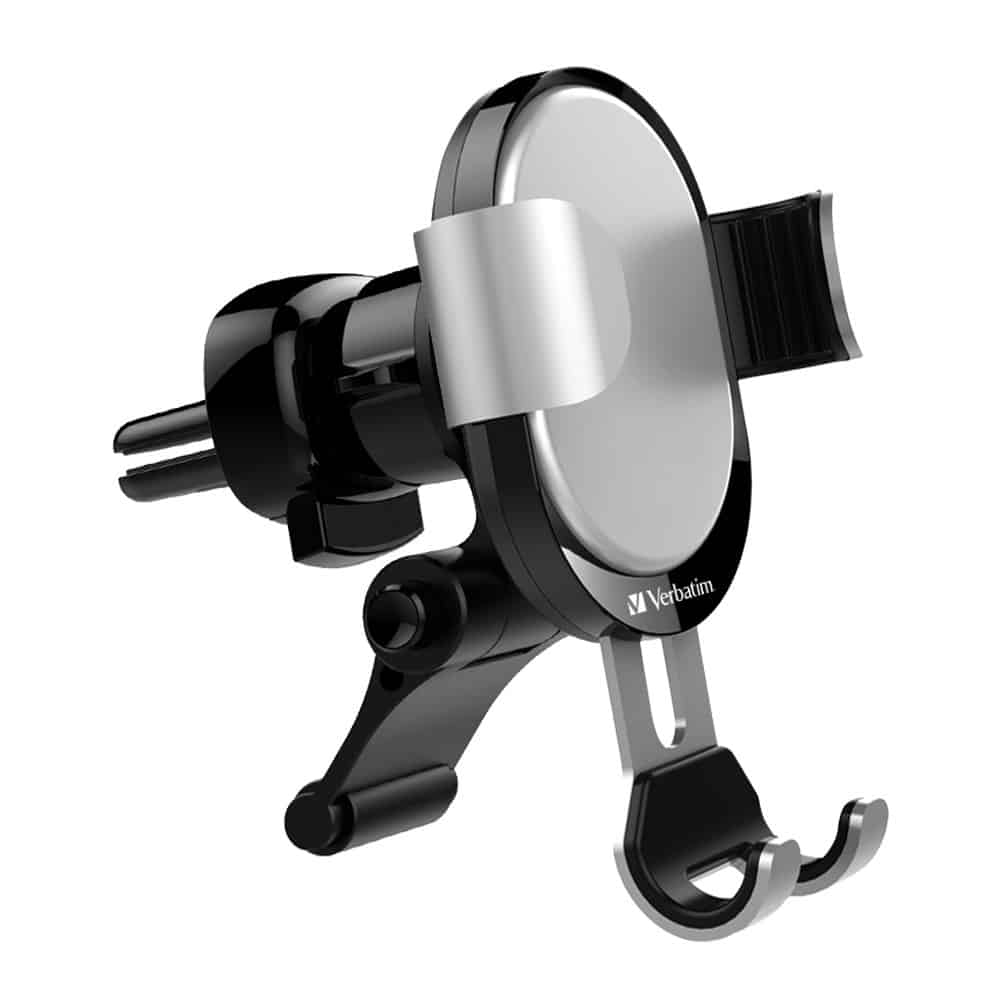 [6943760261141] 6943760261141 Verbatim Verbatim Car Air Vent Phone Holder Gravity with Grip - Silver