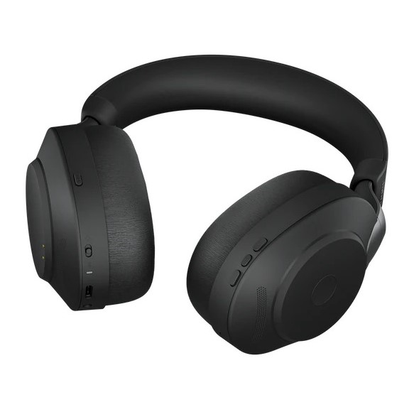 [SPJ-EVL2-85-MS-S-C] SPJ-EVL2-85-MS-S-C Jabra  Evolve2 85 MS Stereo Black Link 380 USB-C ANC Bluetooth Headset, 10-Microphone Technology, Digital Hybrid ANC, 37 Hours Battery Life Busylight
