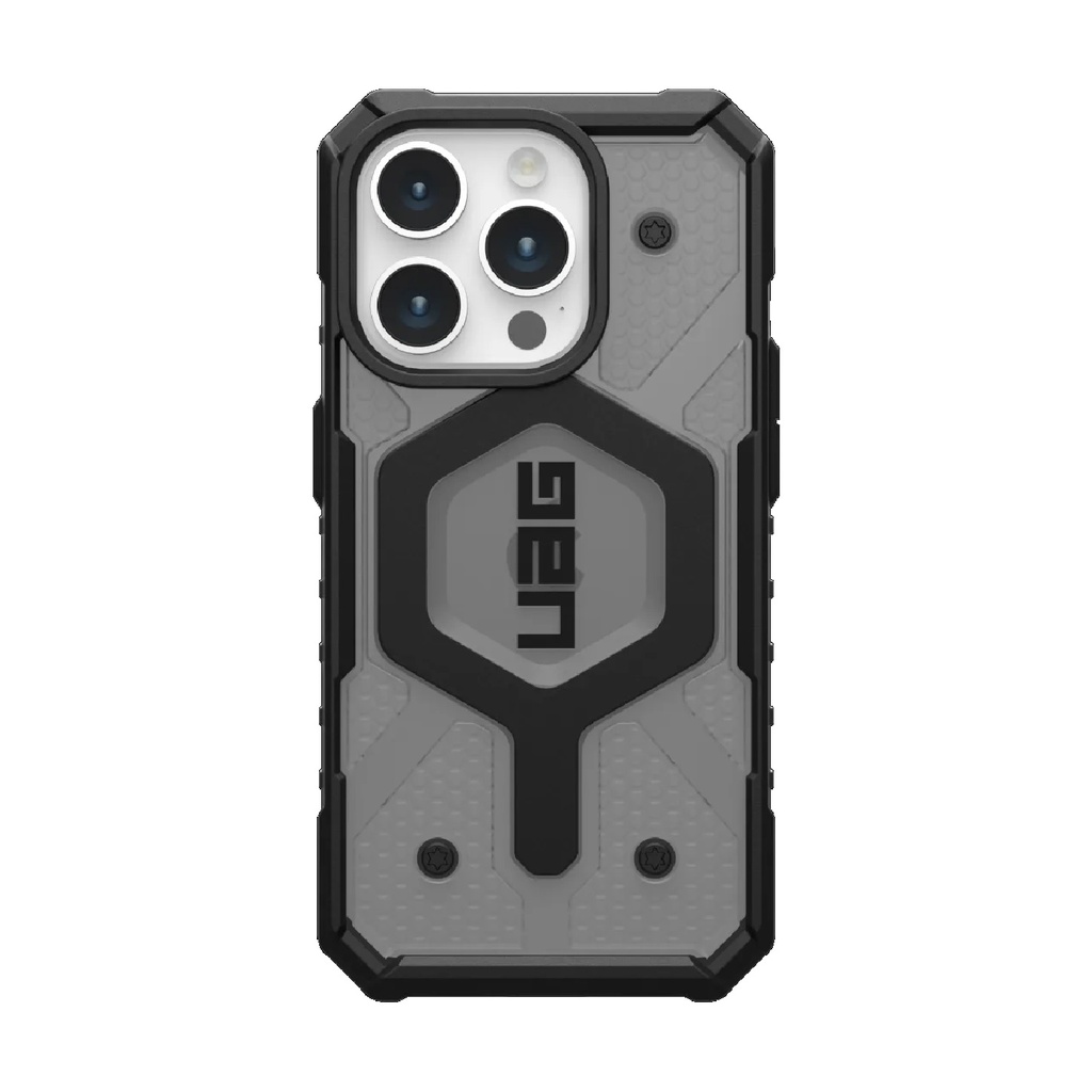 [840283909405] 840283909405 UAG Pathfinder MagSafe Apple iPhone 15 Pro (6.1") Rugged Case - Ash (114281113131),18ft. Drop Protection (5.4M), Tactical Grip, 10 Years Warranty