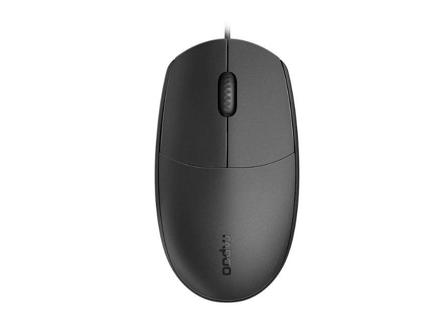 [6940056180506] 6940056180506 RAPOO N100 Wired USB Optical 1000DPI Mouse Black - No Driver Required/ Designed for Notebook Laptop Desktop PC