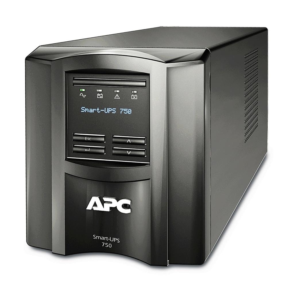 [731304340317] 731304340317 APC Smart-UPS 750VA/500W Line Interactive UPS, Tower, 230V/10A Input, 6x IEC C13 Outlets, Lead Acid Battery, SmartConnectLCD