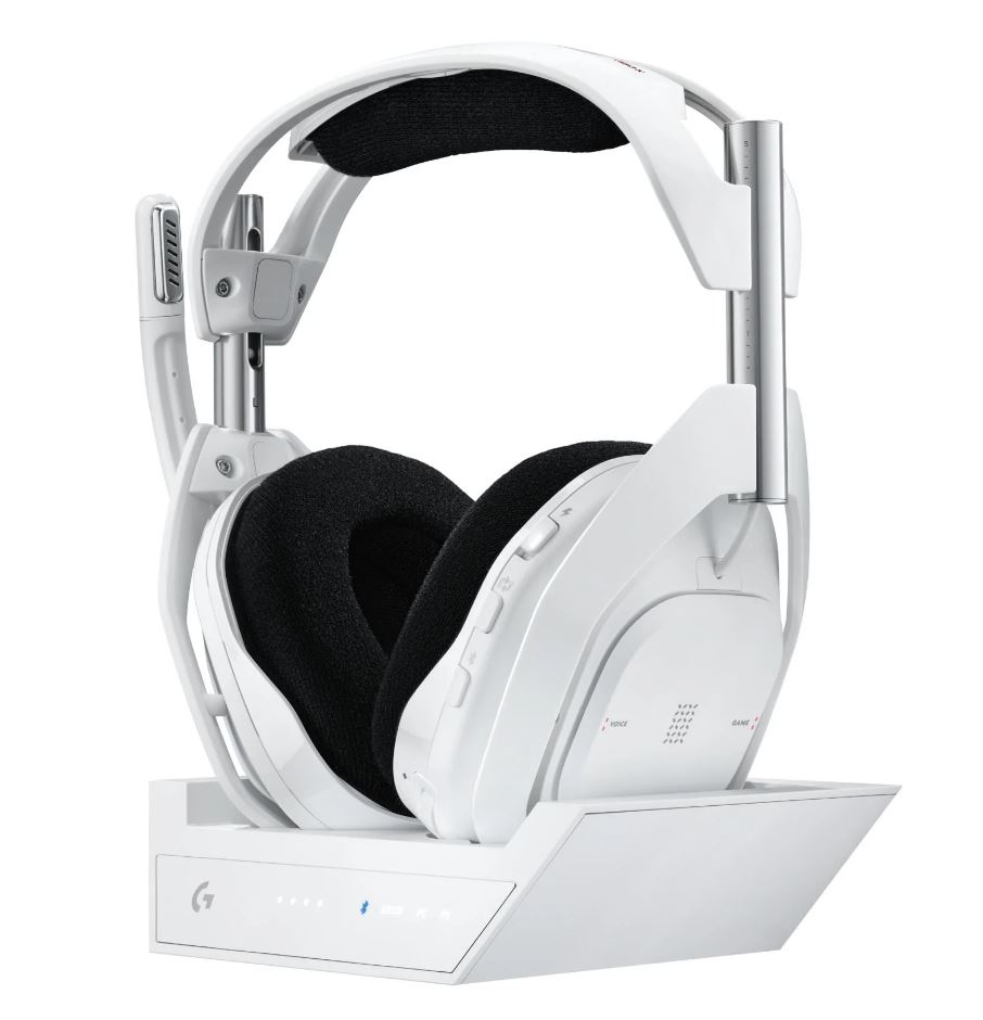 [97855190734] 97855190734 Logitech G Astro A50 X LIGHTSPEED Wireless Gaming Headset + Base Station (White) Frequency Response 60-20,000 Hz 2-Year Limited Hardware Warranty