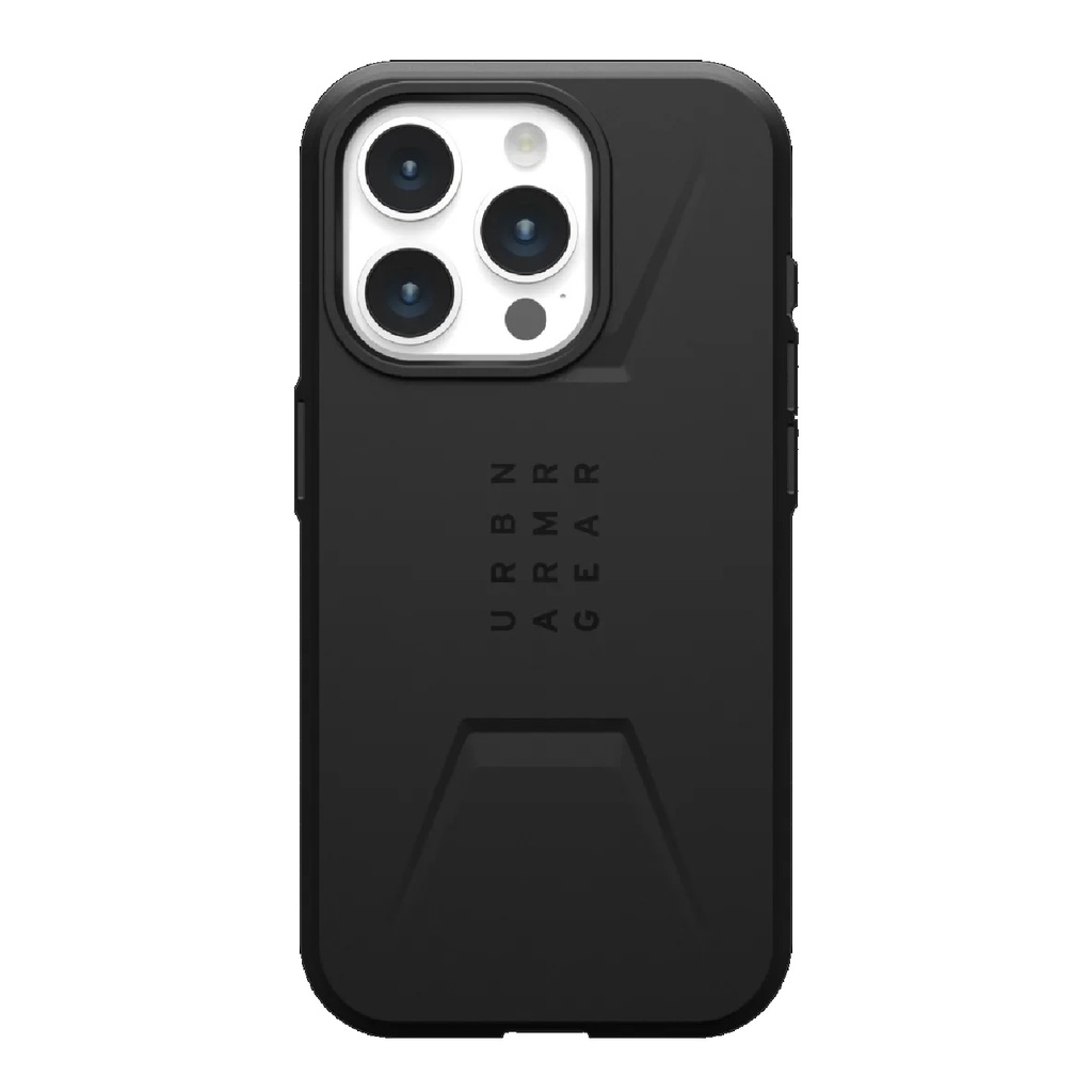 [840283909269] 840283909269 UAG Civilian Magsafe Apple iPhone 15 Pro (6.1") Rugged Case - Black (114275114040), 20ft. Drop Protection(6M),Raised Screen Surround,10 Years Warranty