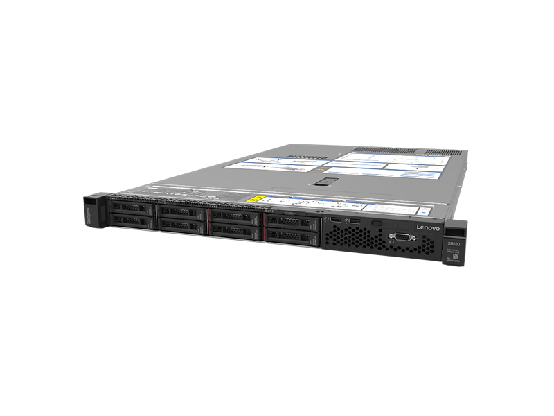 [7X08A09JAU] 7X08A09JAU LENOVO ThinkSystem SR530, 1xIntel Xeon Silver 4210 10C 2.2GHz 85W, 1x32GB 2Rx4, RAID 930-8i 2GB Flash PCIe 12Gb Adapter, 1x750W, XCC Enterprise, Think