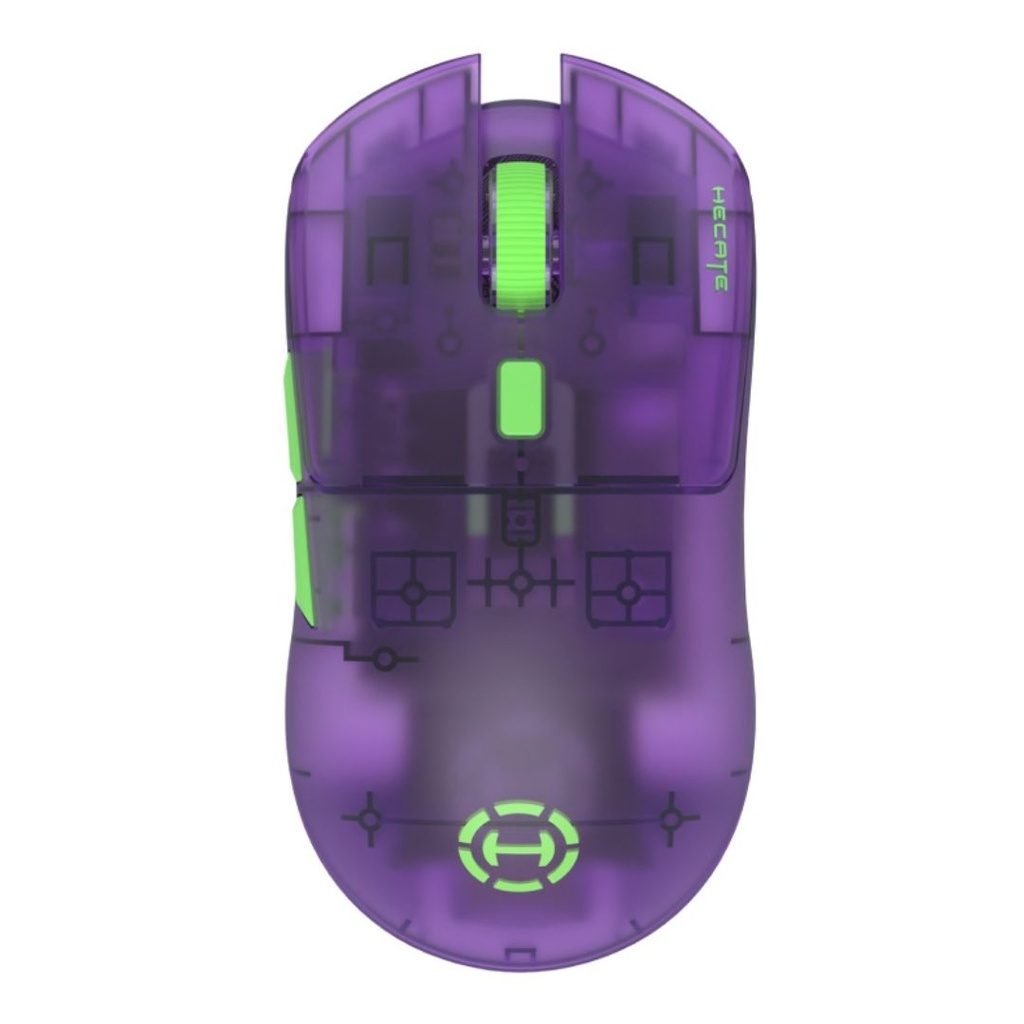 [6923520247813] Edifier G3M Pro Tri-Mode Wireless Gaming Mouse -Transparent Purple 26000 DPI 70 hours battery lifespan Three-Way Wireless Connectivity