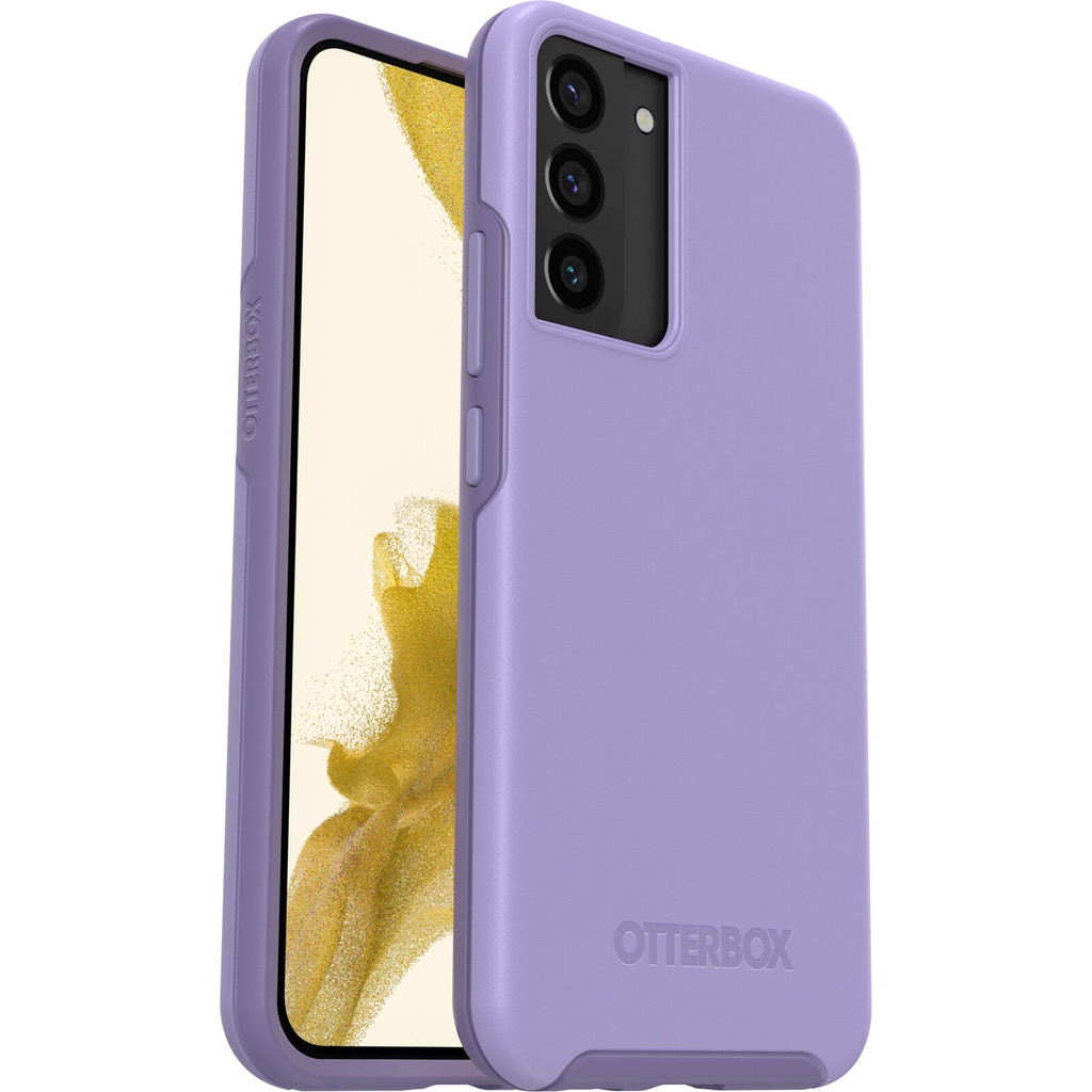 [840104295946] OtterBox Symmetry Samsung Galaxy S22+ 5G (6.6") Case Reset Purple (77-86436), Antimicrobial, DROP+ 3X Military Standard, Ultra-Sleek, 7 Years Warranty