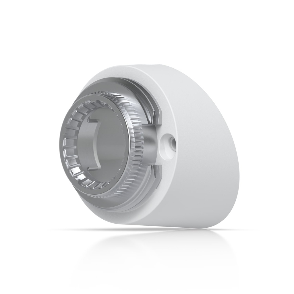 [810084693605] 810084693605 Ubiquiti Bullet Camera Angled Base, Mounting Accessory Enhances Tilt Angle by 22°,  Achieve Unrestricted Viewing Angle, White, 2Yr Warr