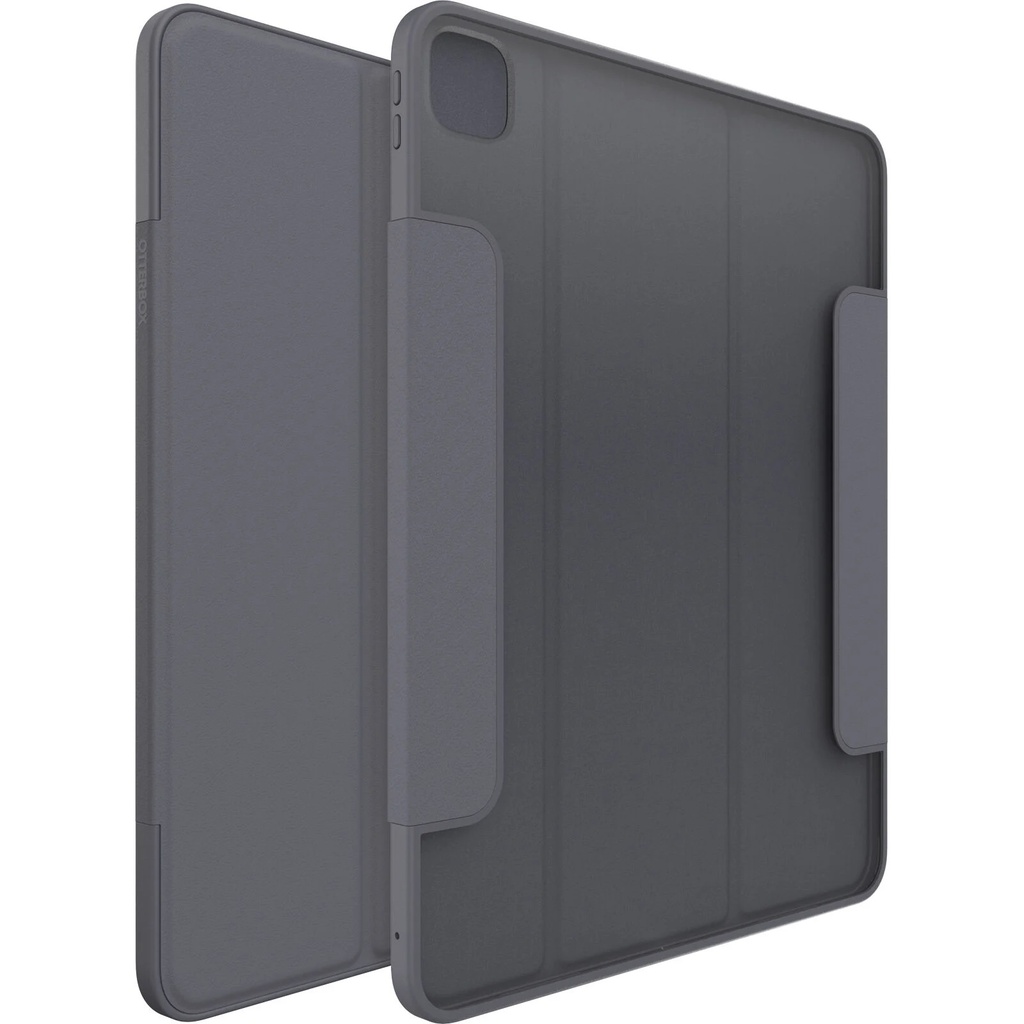 [840304759071] 840304759071 OtterBox Symmetry Folio Apple iPad Pro M4 (13") (7th Gen) Case Thunderstorm (Black) - (77-95261), Multi-Position Stand, Pencil Holder,7 Years Warranty