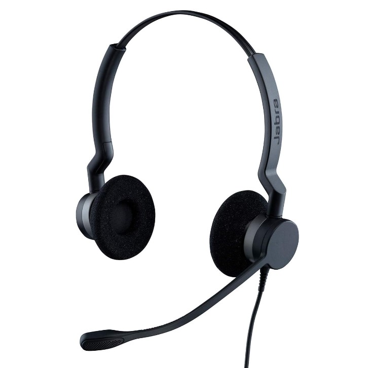[SPJ-B-23-UC-D-C] Jabra Biz 2300 Duo UC USB-C Corded Headset, HD Voice, Air Shock Microphone, Freespin, Talk in Comfort, Wired Headsets, PeakStop